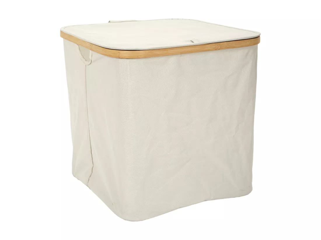 Panier De Rangement Carre Cerclage Bambou