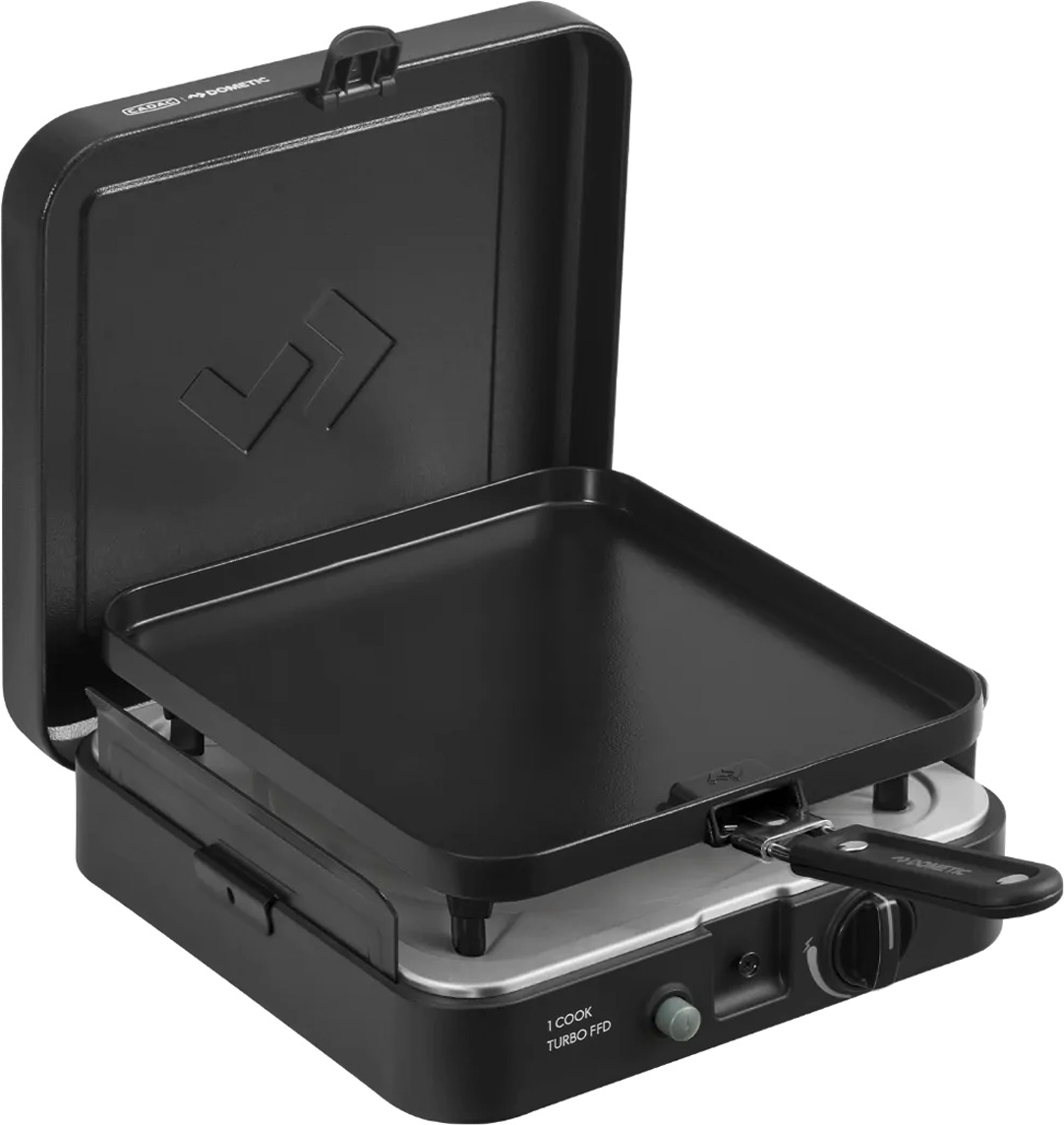 1 Cook Turbo FFS Stove &amp,  1 Cook Turbo FFD Flat Grill Plate (30mbar)