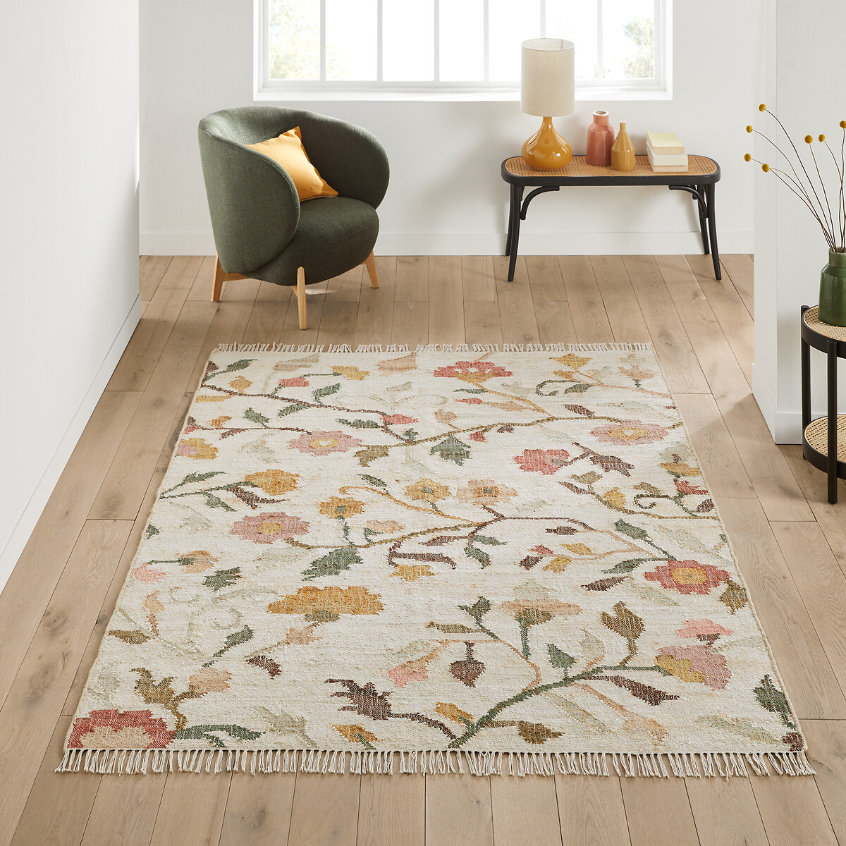LA REDOUTE INTERIEURS<br>Tapete Kilim em juta, Flotissy