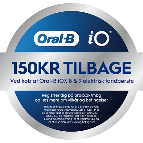 Oral-B IO9S elektrisk tandbørste - sort