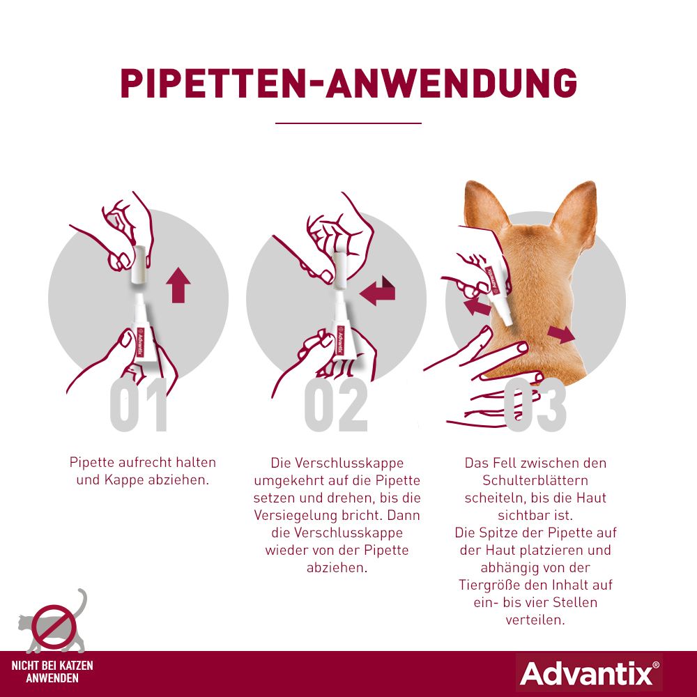 Advantix® Spot on für Hunde 4 - 10 kg