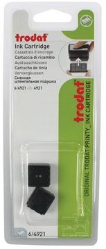 Trodat 4921 Stempelkissen, 2er Pack, schwarz