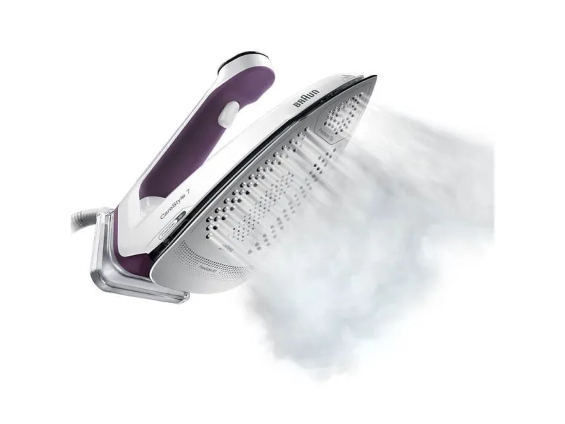 Braun CareStyle 7 IS 7266 - Dampstrygejern med automatisk afbrydelse - såleplade: EloxalPlus FreeGlide 3D - 2700 W - violet