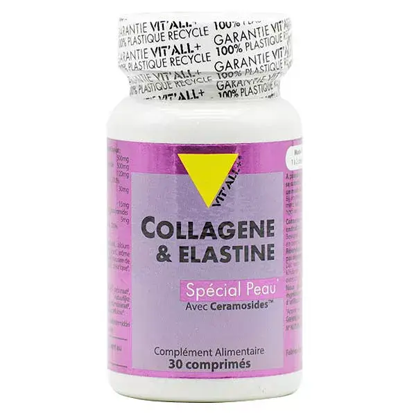 Vit'all+ Colágeno e Elastina 30 comprimidos