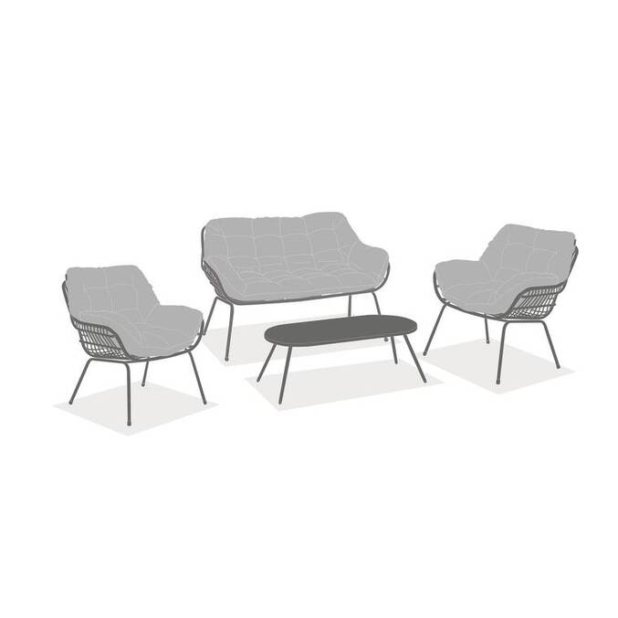 Salon de jardin PAOPAO Beige / Argile