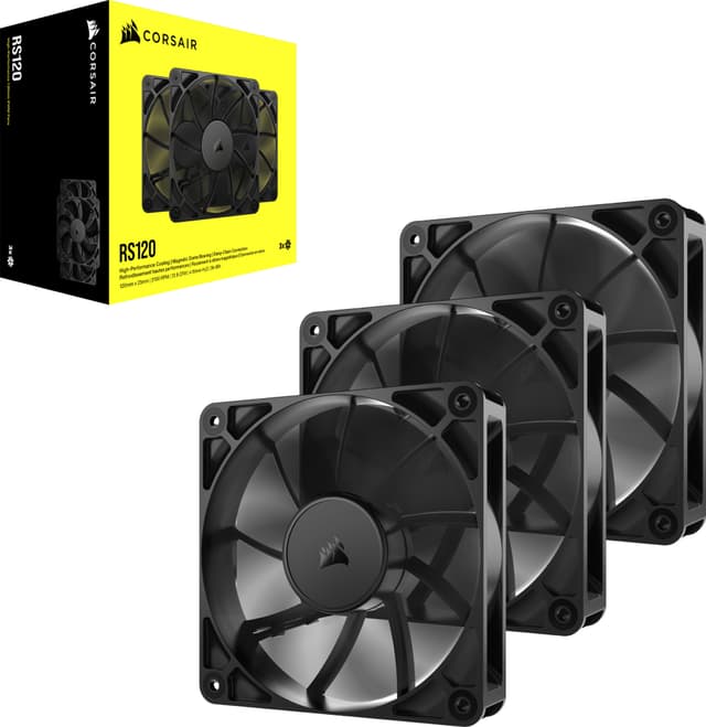 Corsair RS120 120mm PWM blæser (3-pakke)