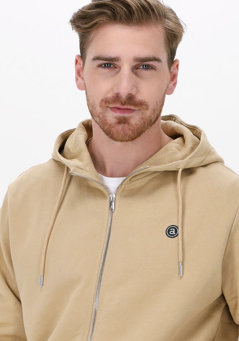 ANERKJENDT bruine anerkjendt vest akelliot noos zip hoodie