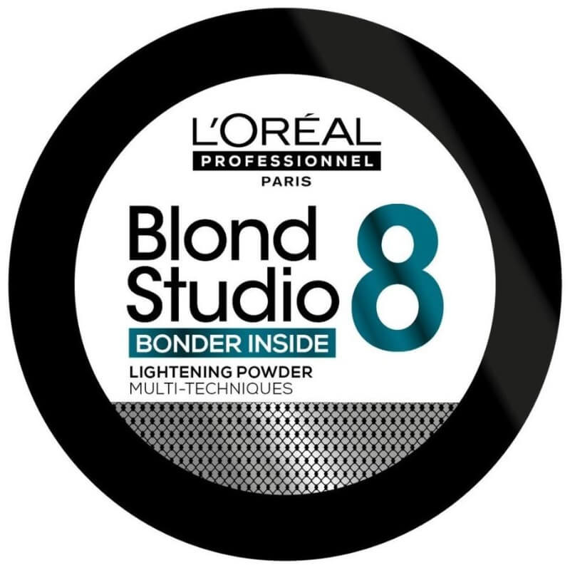 Pack de 6 poudres décolorantes 8 tons Bonder intégré Blond Studio L'Oréal Professionnel 500g