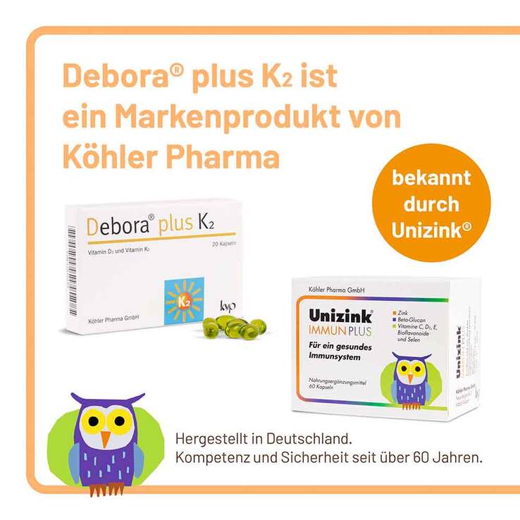 Debora plus K2 Kapseln, 20 St