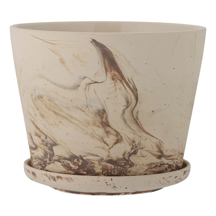 Bloomingville Cache-pot Stacy effet marbre | Marron