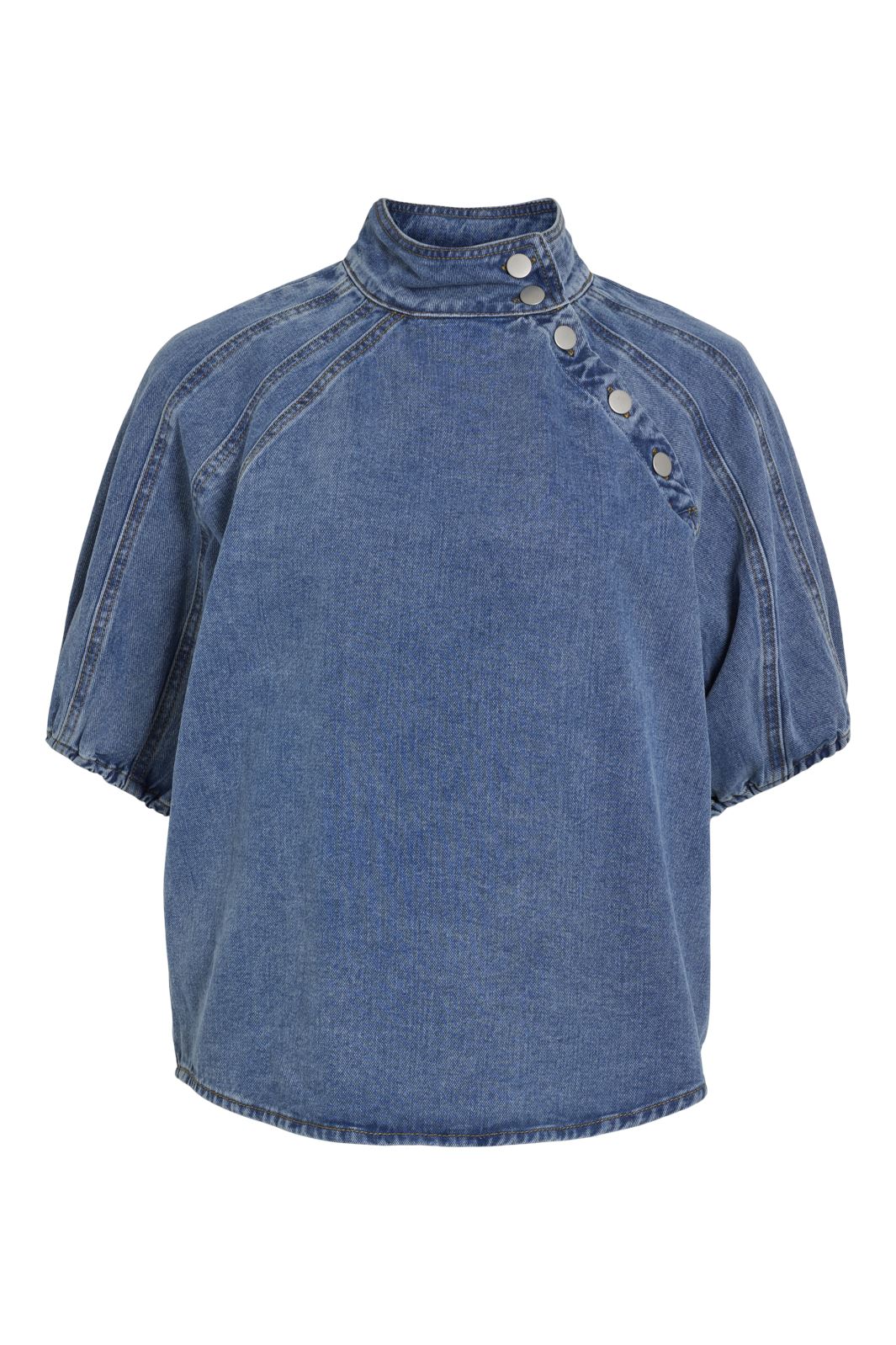 Vila Vikora 2/4 Denim Top