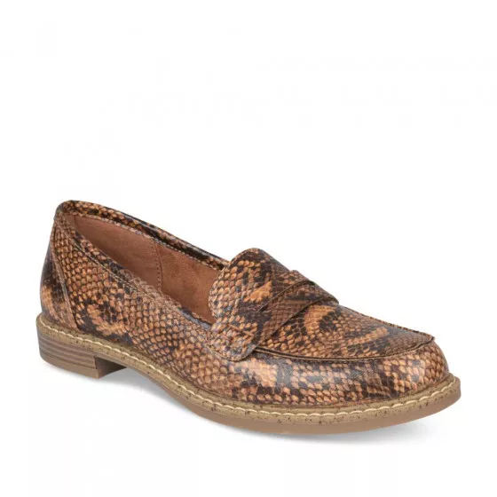Mocassins MARRON VIA DONNA