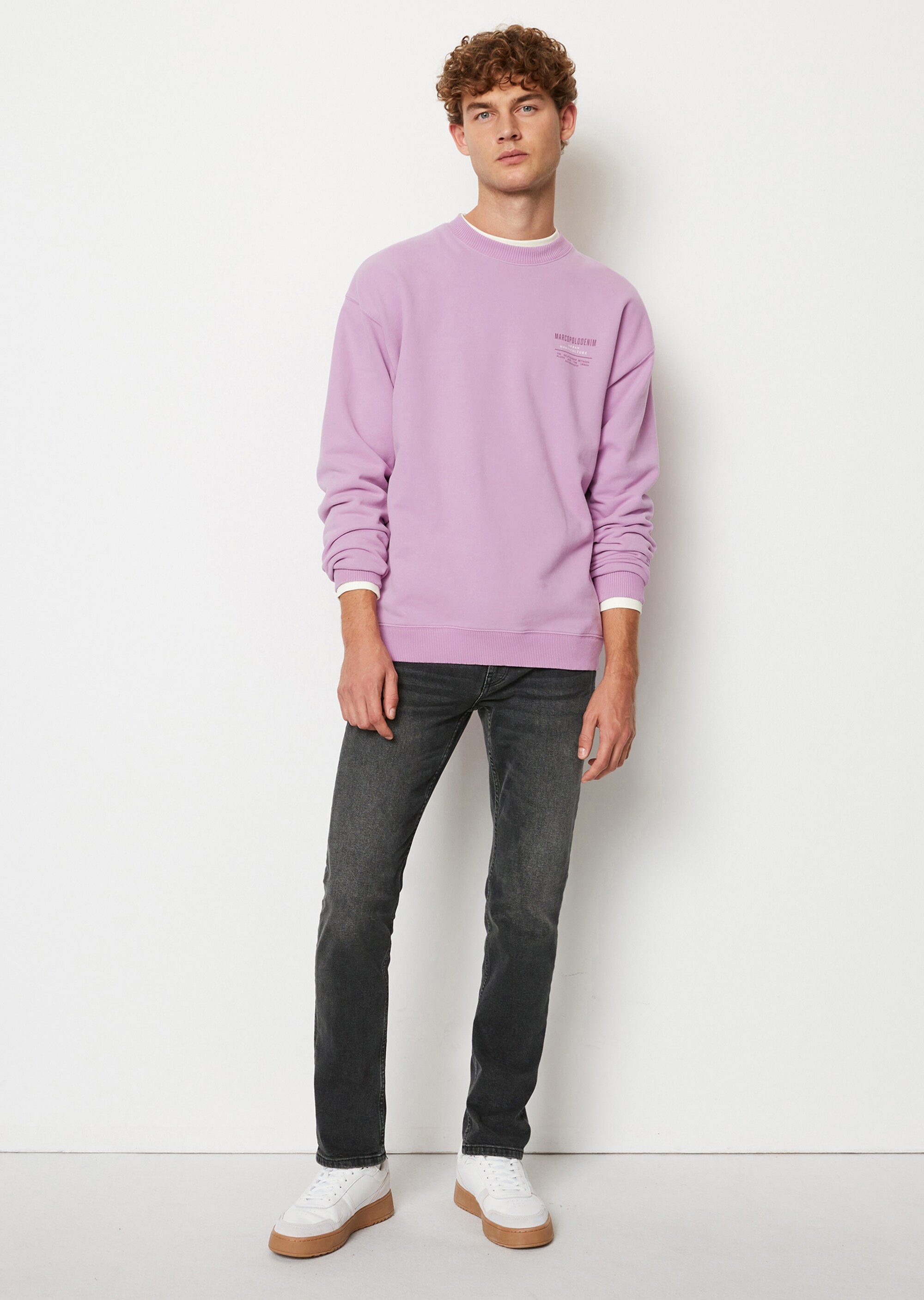 Sweatshirt relaxed mit Front- und Back-Print
