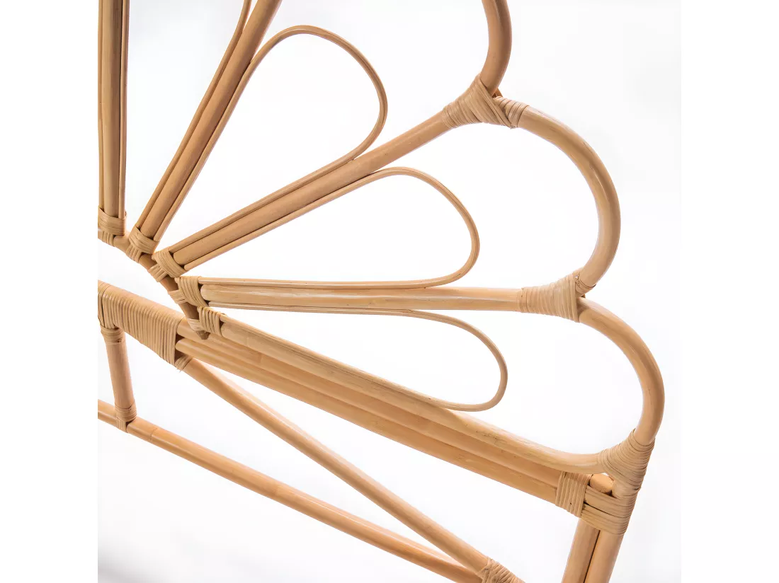 Singaraja - Tête de lit design en rotin 148cm - Naturel