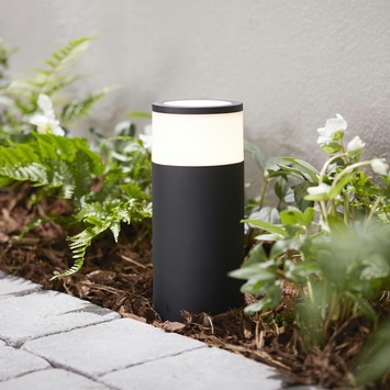 Philips Hue sokkellamp Calla uitbreiding zwart- wit en gekleurd licht 8W - laag