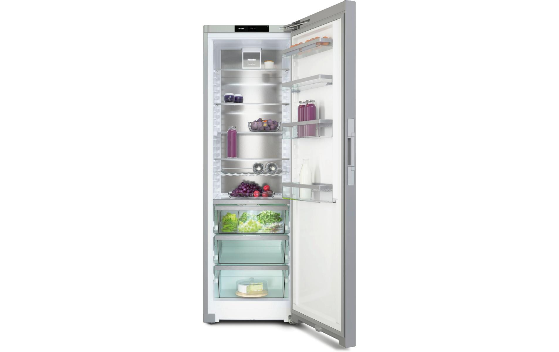Kühlschrank KS 4887 DD Silber, Rechts<br>Freistehender Kühlschrank
