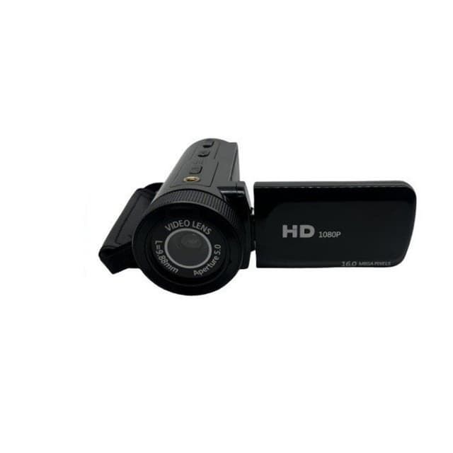 HD Digitalkamera med mikrofon og vidvinkelobjektiv