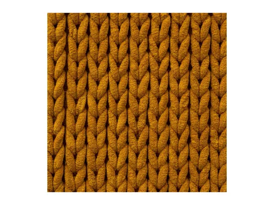Grand Tapis de Salle de Bain épais Jaune moutarde 50 x 120 cm