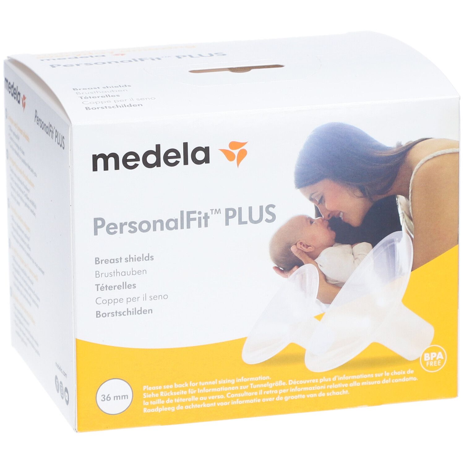 PersonalFit PLUS Brusthaube in der Größe XXL, 36mm