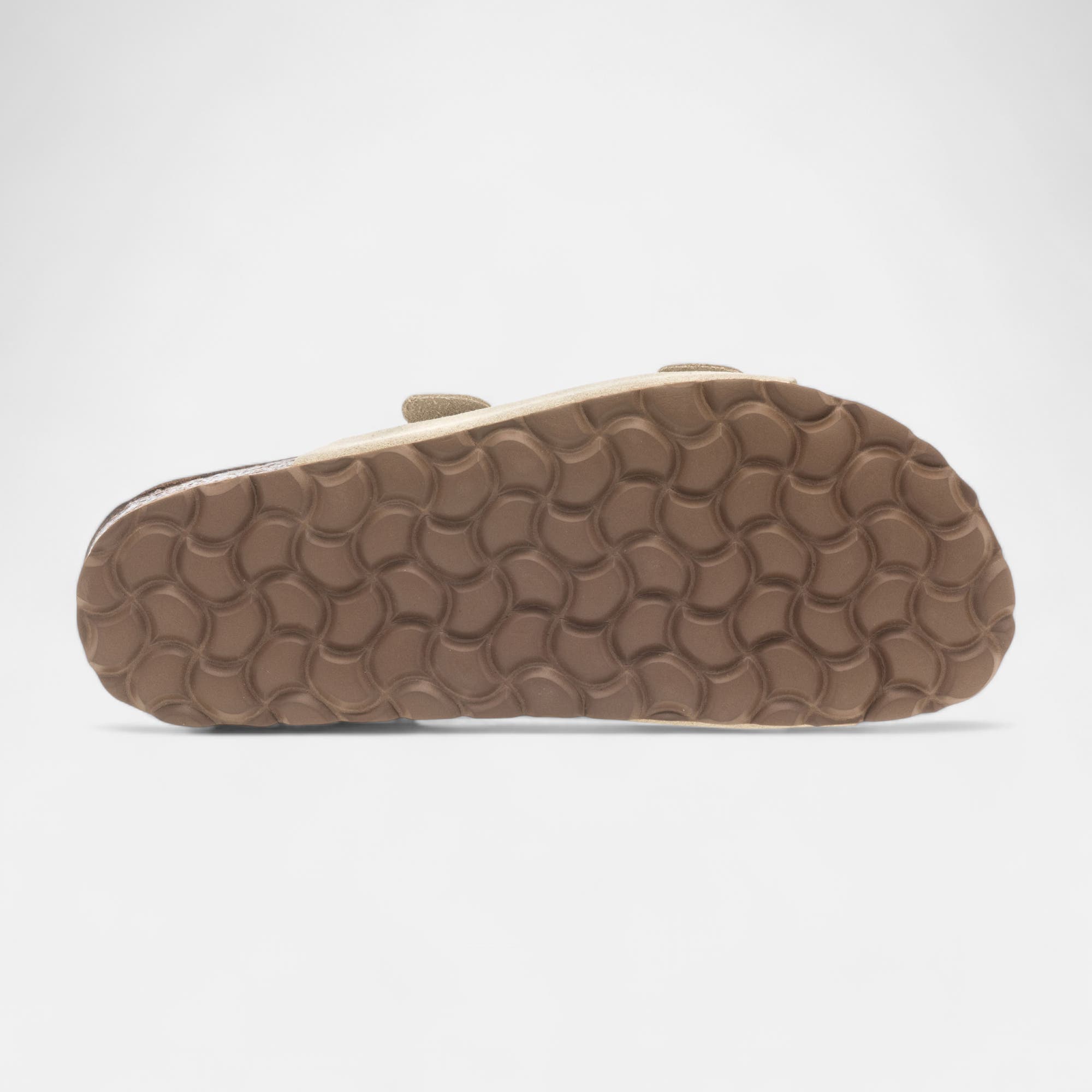 Mules semelle liège Femme en cuir beige