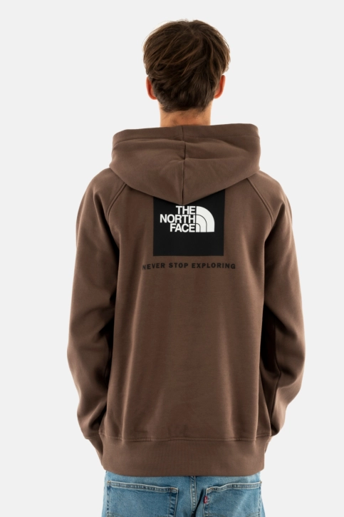 Sweat the north face raglan box nse 1oi1 smokey brown