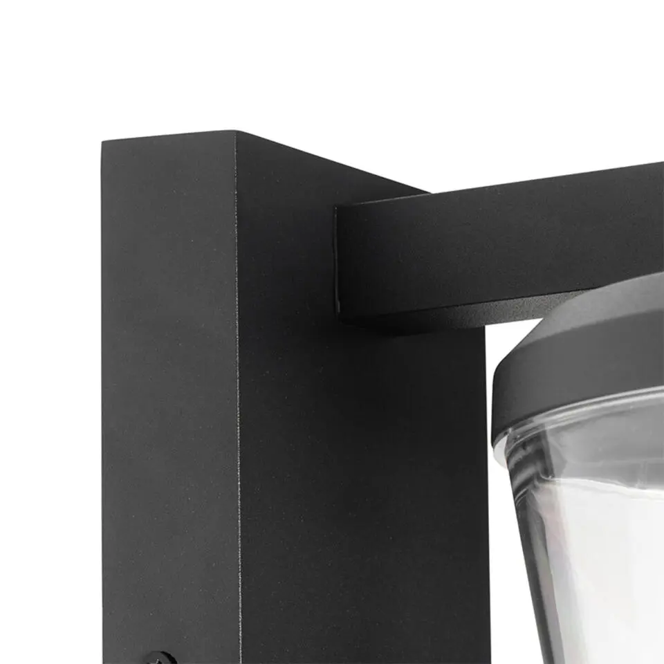 Qazqa buitenlampen met sensor joren zwart e27