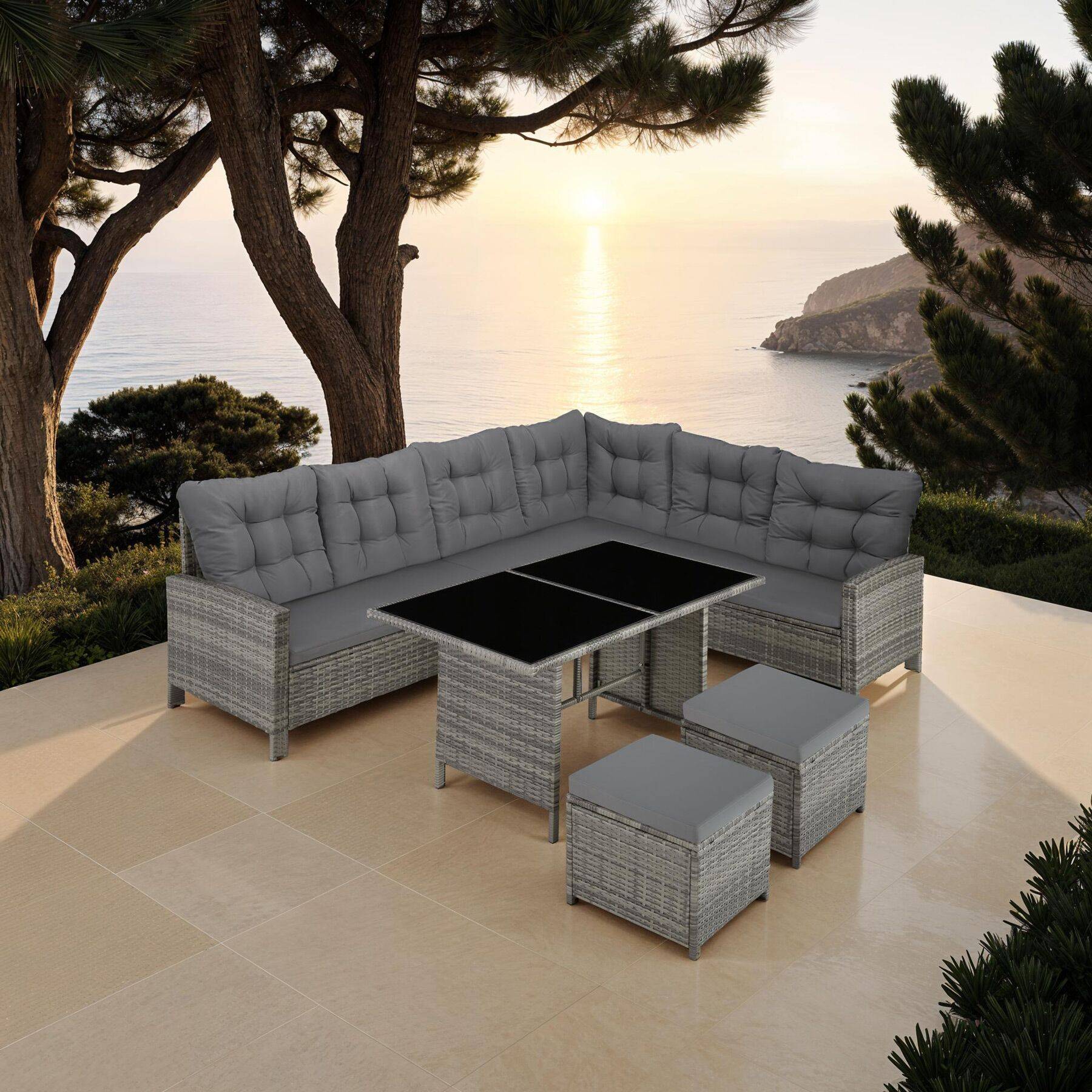 Rattan Lounge Barletta