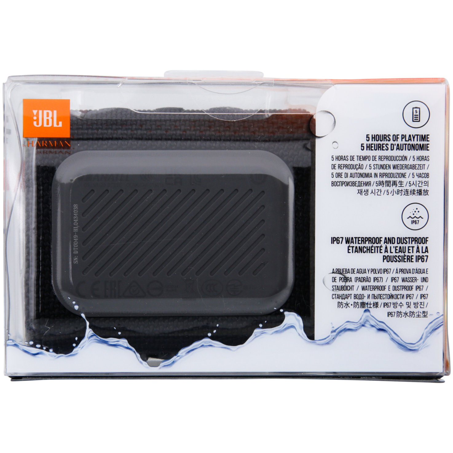 JBL BY HARMAN Go 3 (Bluetooth 5.1, Schwarz)