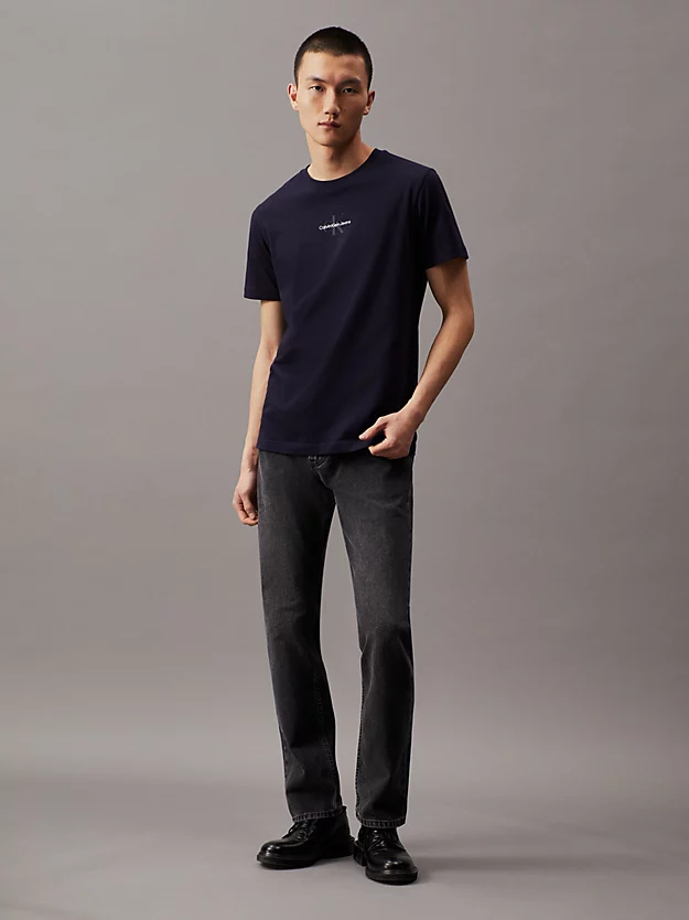 Camiseta de algodão com monograma
