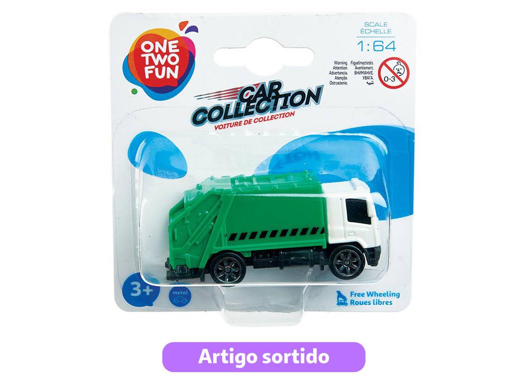 VEÍCULO MINIATURA ONE TWO FUN MODELOS SORTIDOS