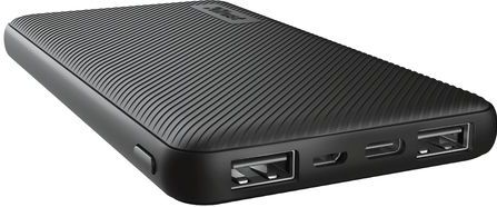 Trust - Primo Eco Powerbank - Zwart - 10000 mAh - Lithium-ion