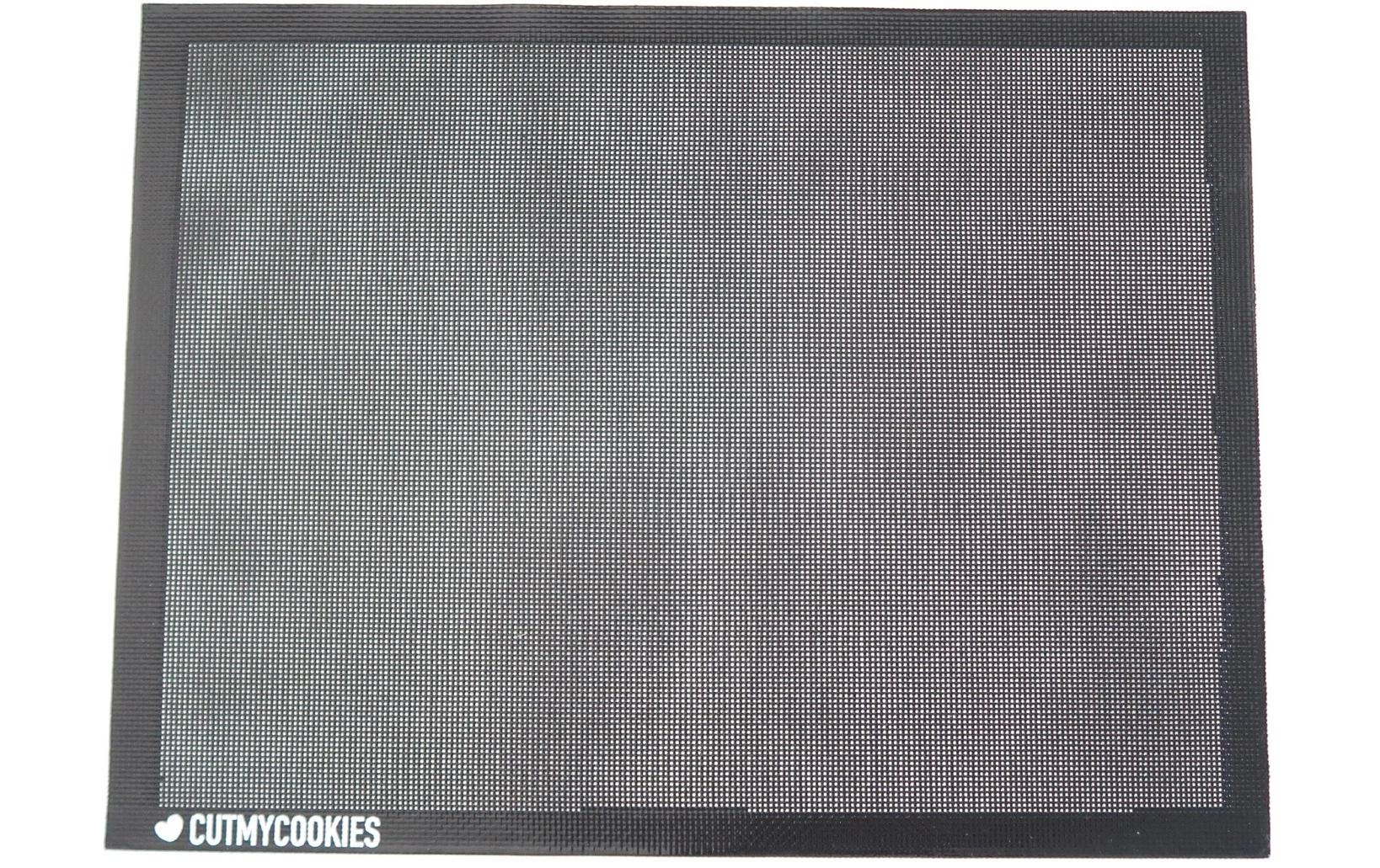Backmatte 40 x 30 cm 1 StückSchwarze Backunterlage