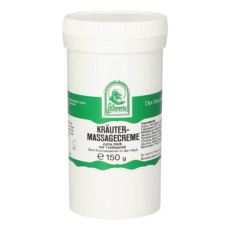 Sankt Severin Kräutermassagecreme + Teebaumöl, 150 g