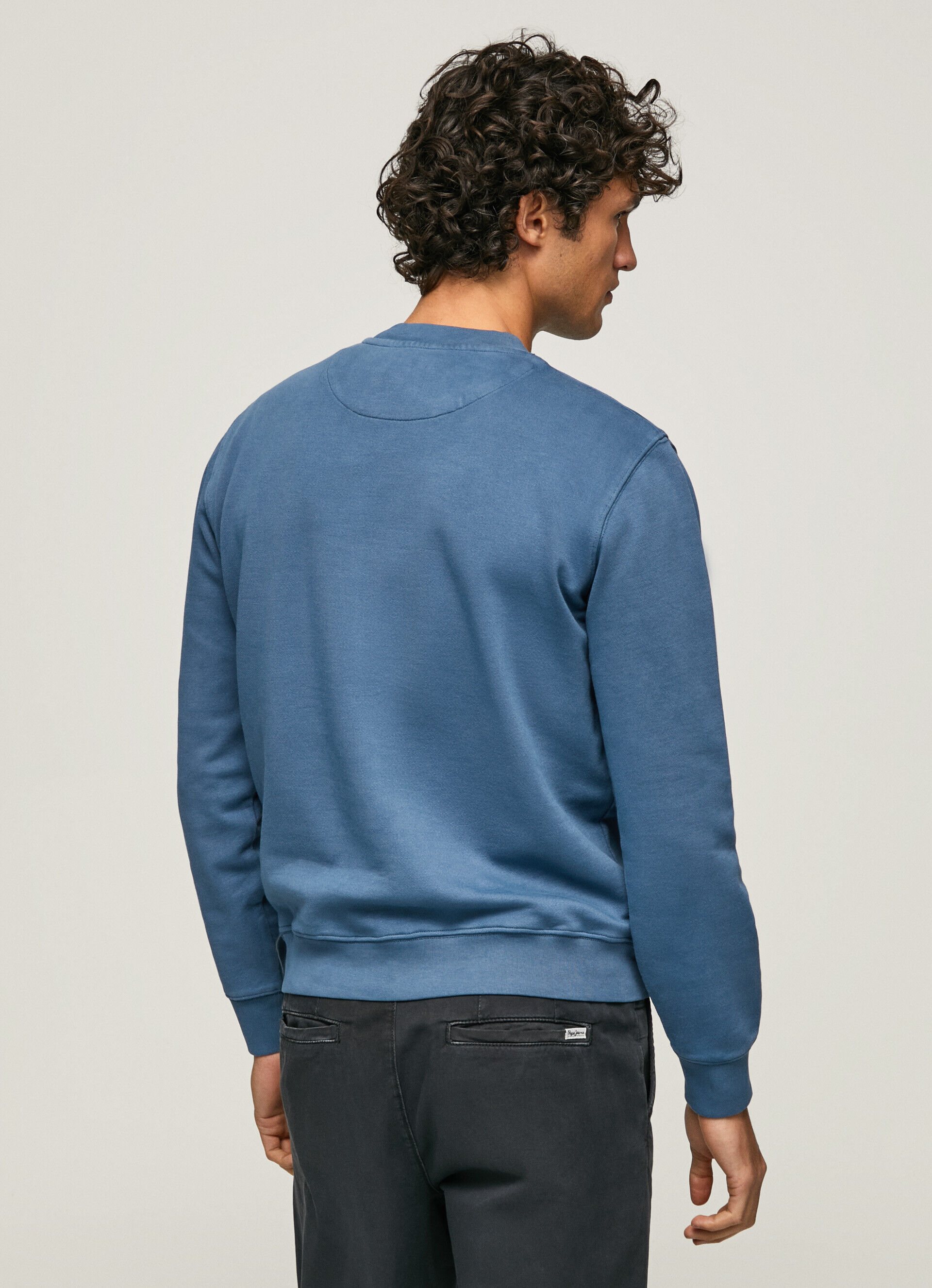 Moletom de algodão com logo estampado - Jarman Azul