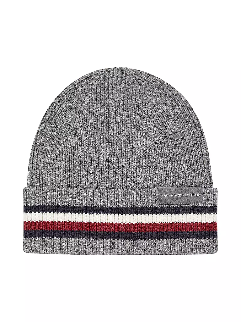 TOMMY HILFIGER Mütze - Haube grau