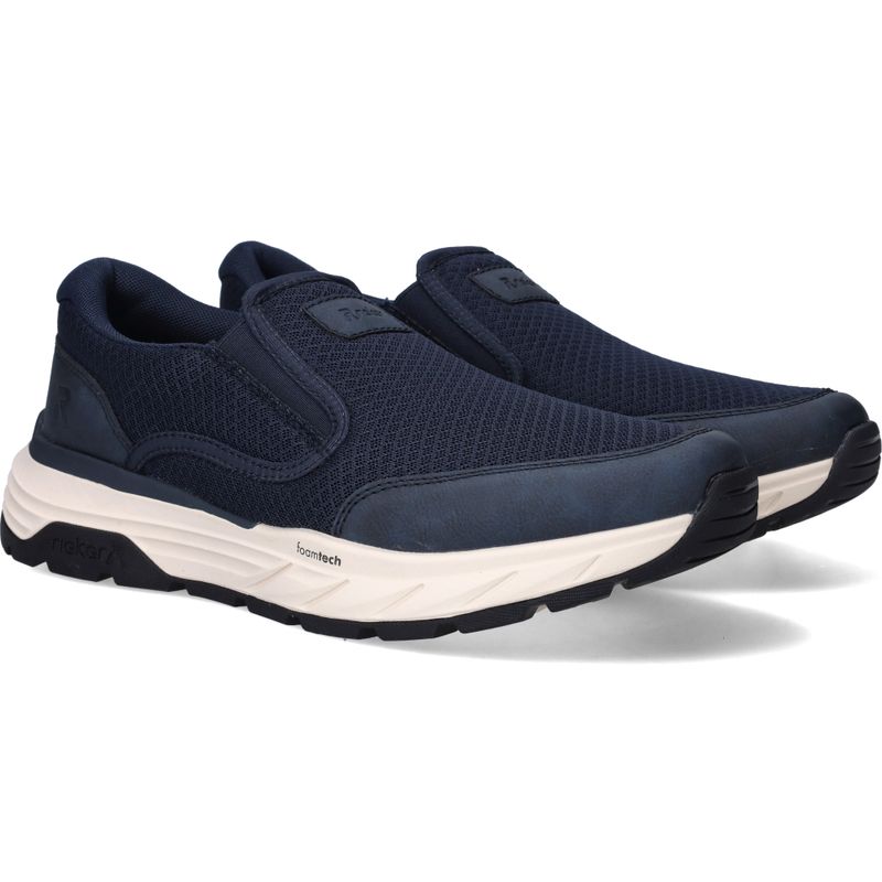 Rieker Sport Instappers Blauw Heren