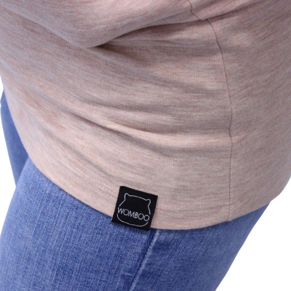 Womboo Buidelshirt - Vrouw - Maat XL - Beige