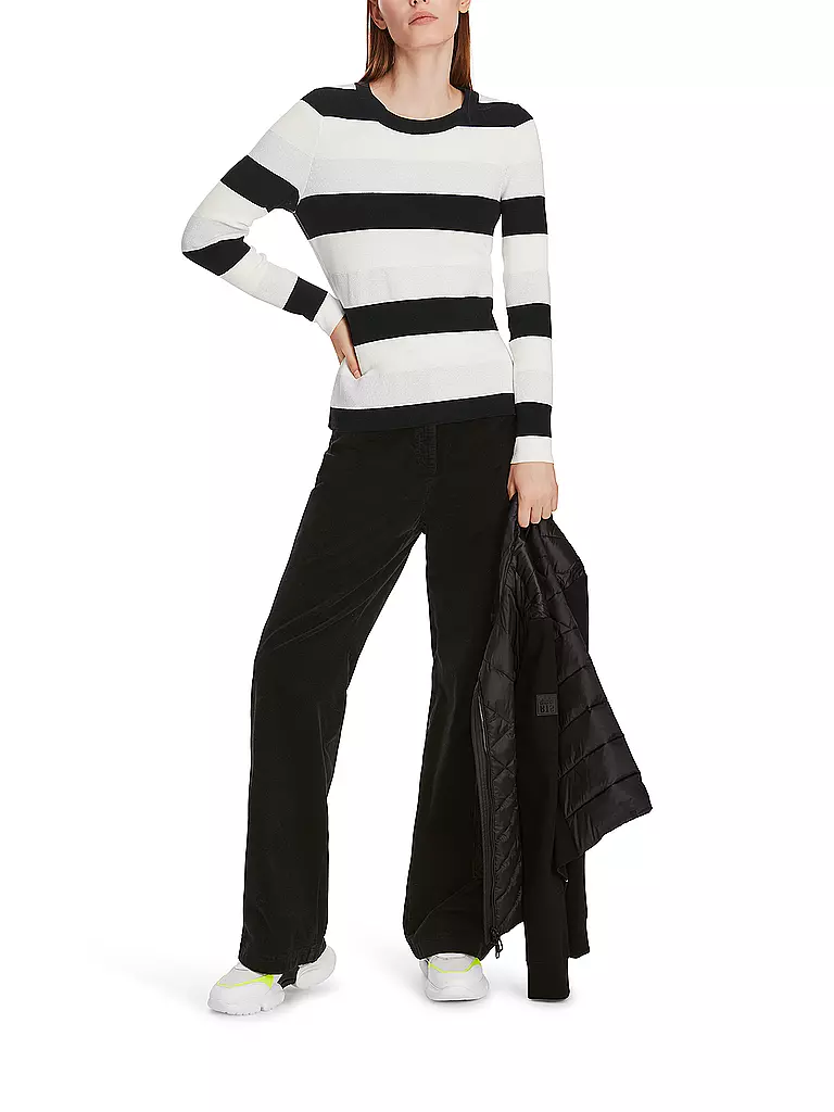 MARC CAIN Pullover schwarz