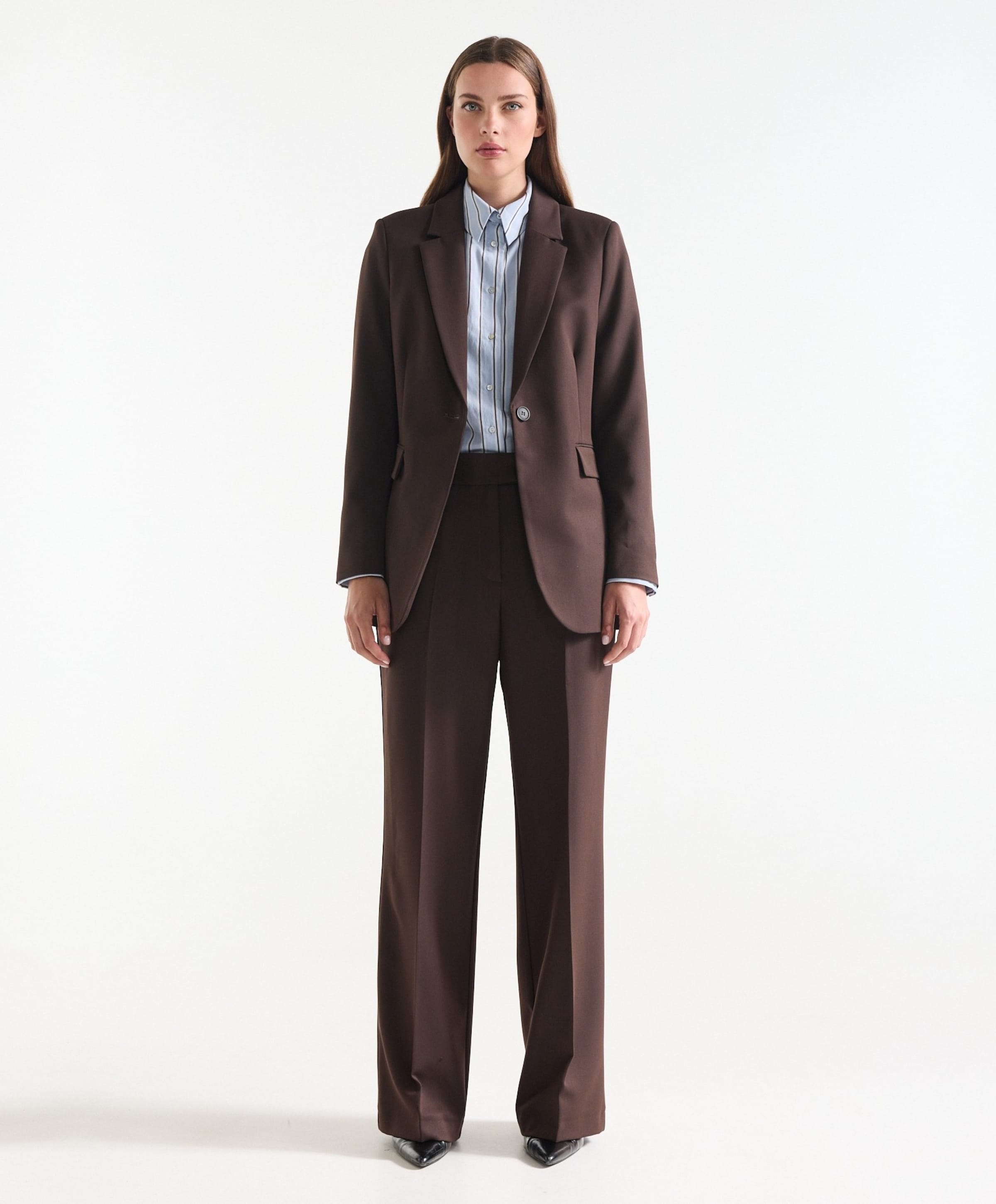 JANSEN Amsterdam Dames blazer bruin