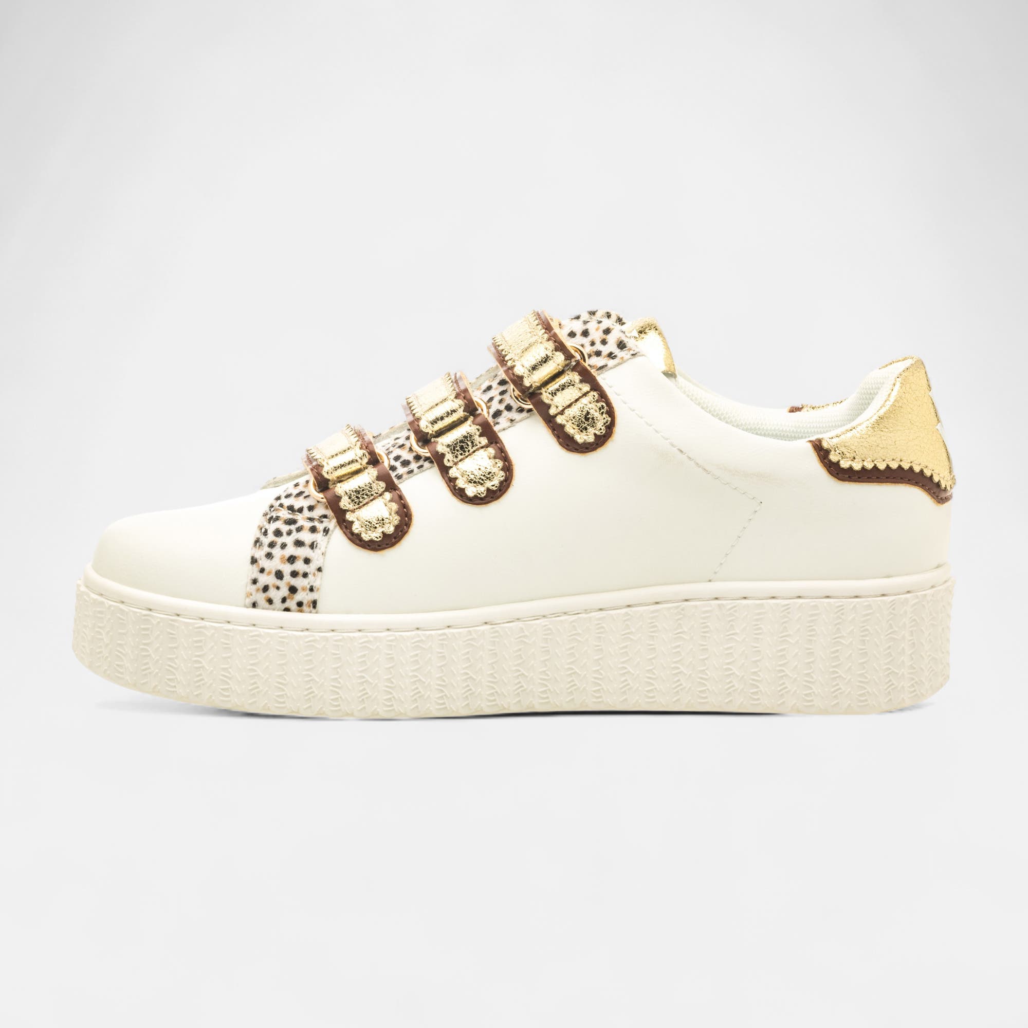 Baskets basses Femme or
