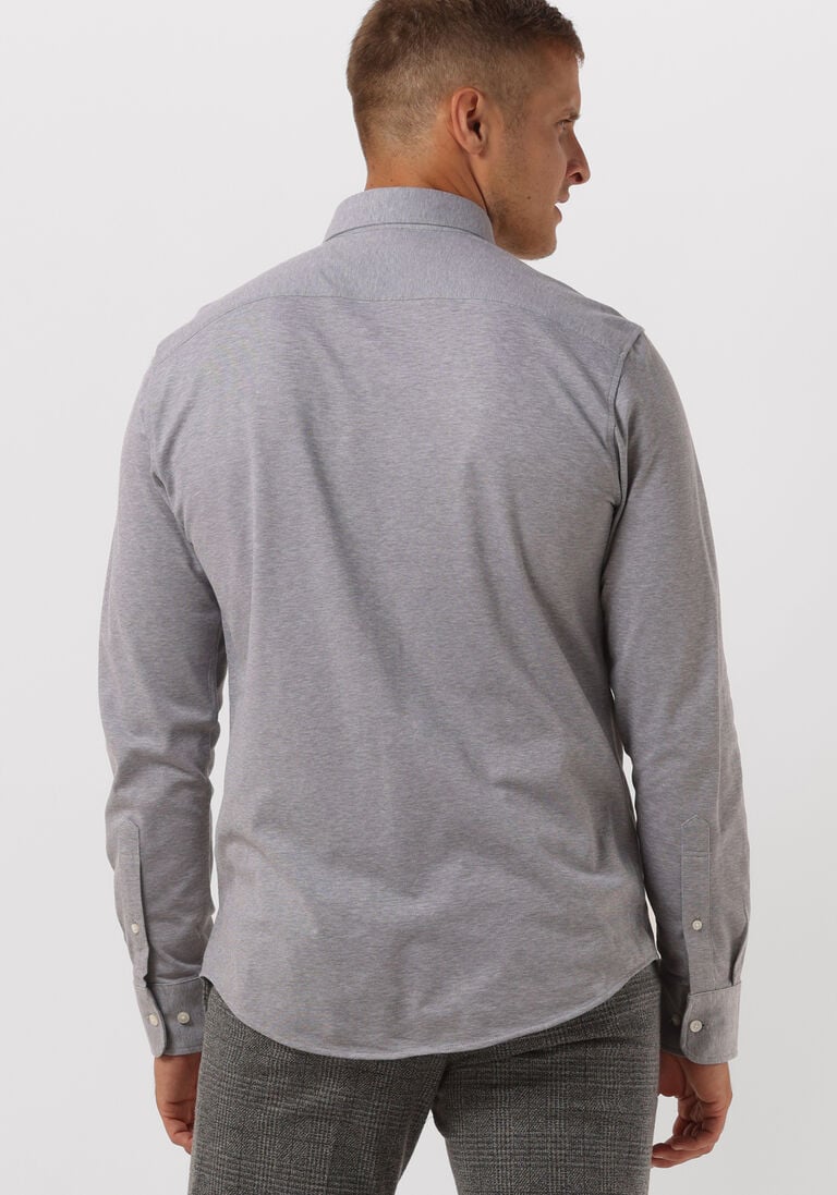 SELECTED HOMME beige selected homme casual overhemd slhslimbond-pique knit-shirt ls b
