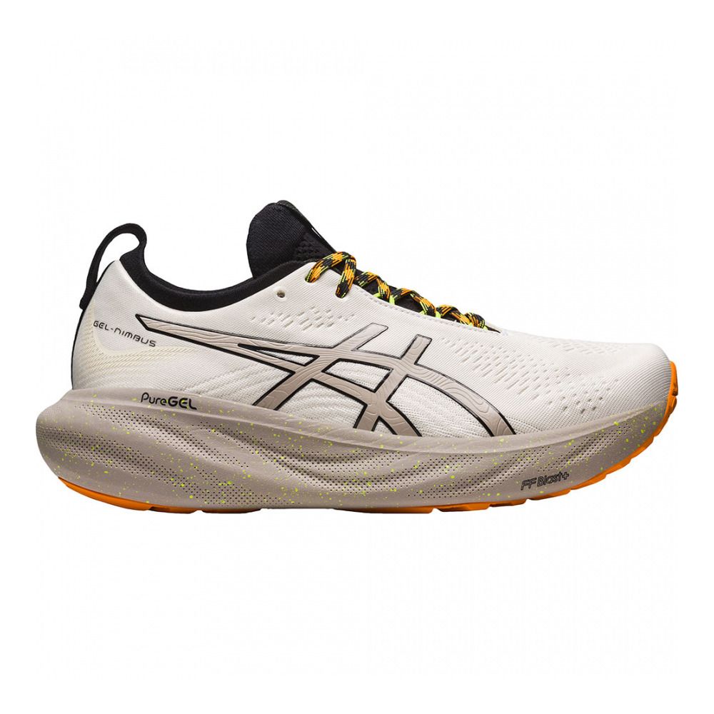 Asics GEL-NIMBUS 25 TR - Chaussures running Homme nature bathing/neon lime