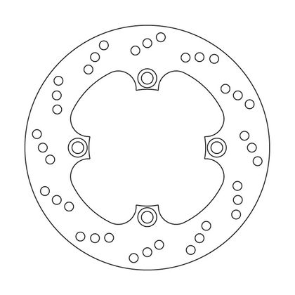 Disque de frein Rond Brembo fixe arrière