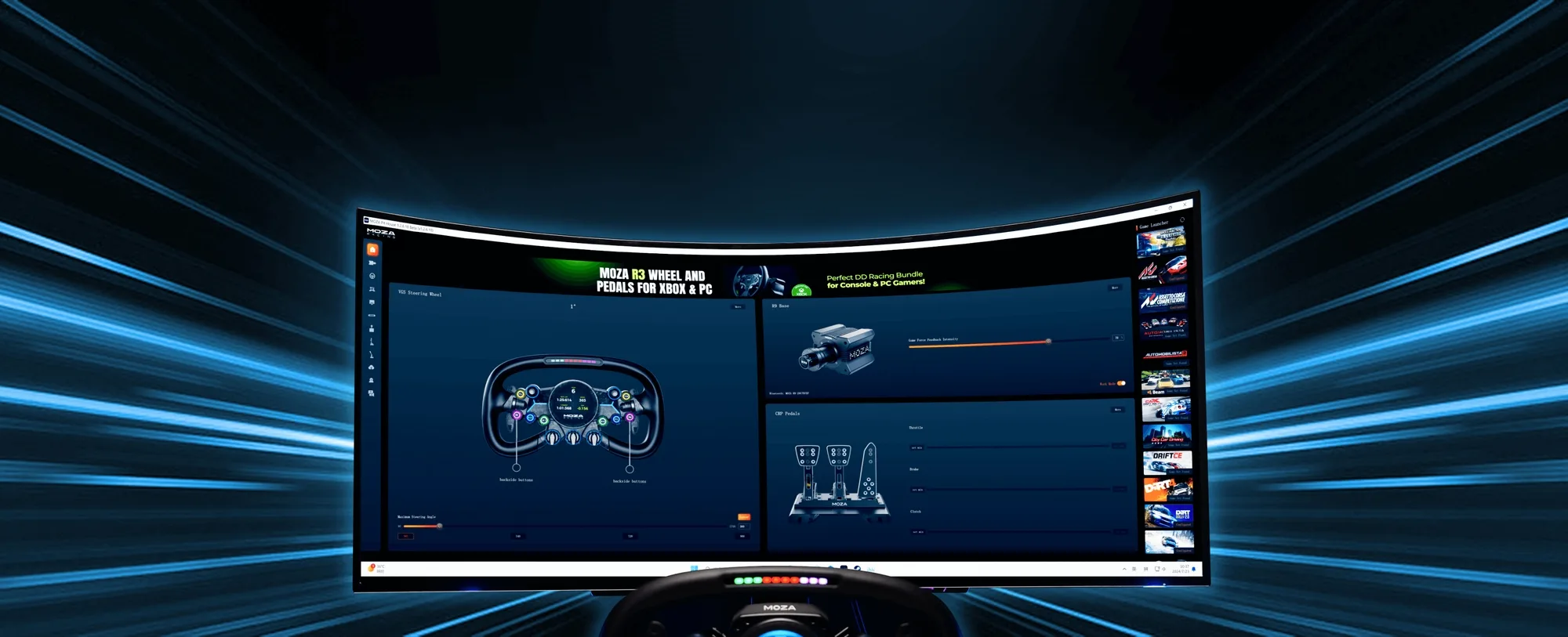 Moza Racing Vision GS Volants gaming