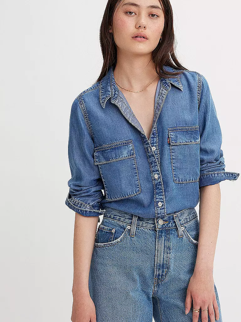 LEVI'S® Jeansbluse DOREEN blau