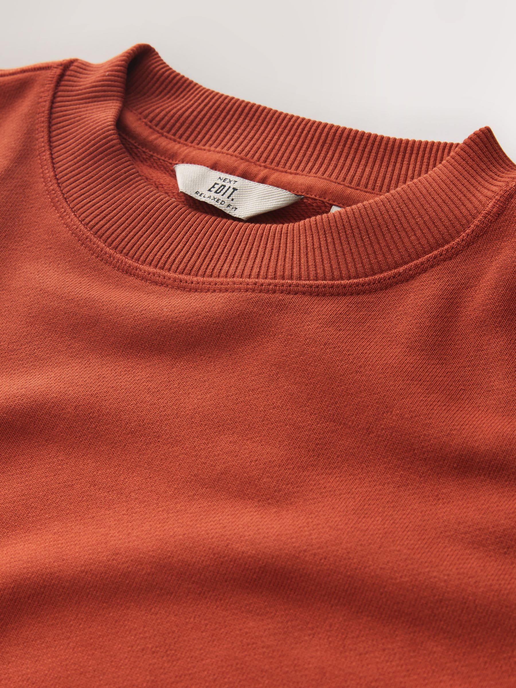 Rood - EDIT sweatshirt met lange mouwen
