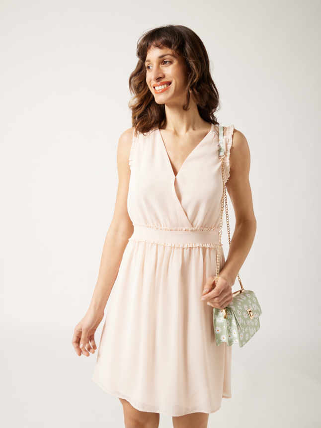 Robe courte unie