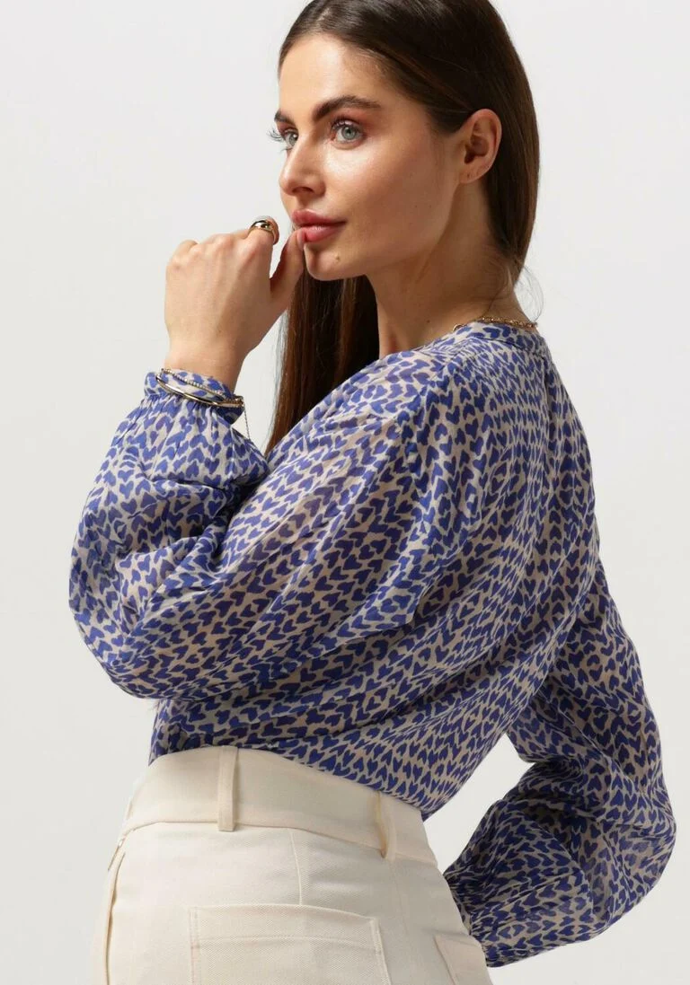 BY-BAR kobalt by-bar blouse cecile love blouse