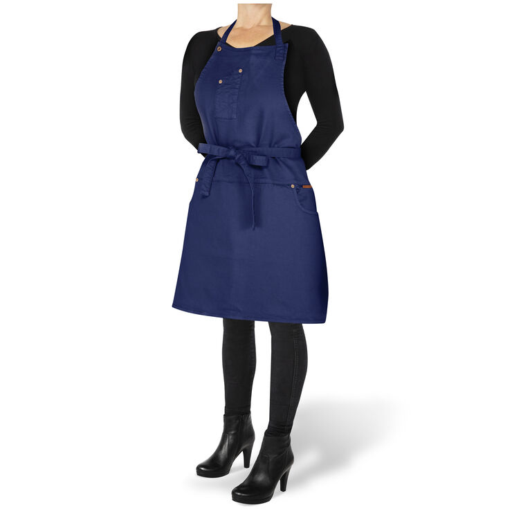 DutchDeluxes 5 Pocket Slim Fit Apron Dark Blue Blå