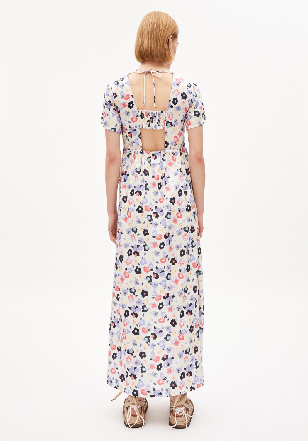 Armedangels Tencel-Kleid Helinaa Sketch Of Off White